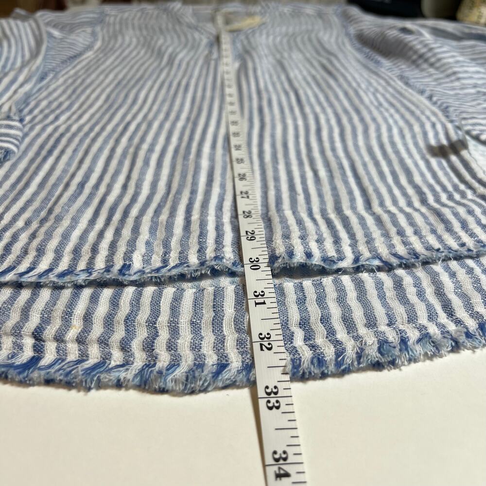 Sundance NWT Women's Trouvaille Tunic Boho Top Striped Coastal Coverup Size XL - Picture 12 of 16